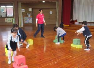 体操教室跳び箱
