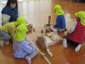 3歳児積み木３