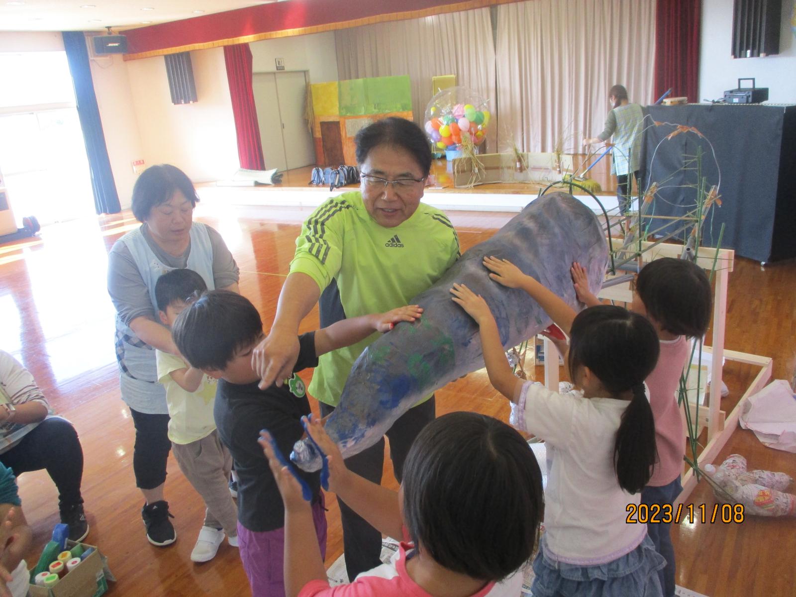 5.園長先生とかかり作り