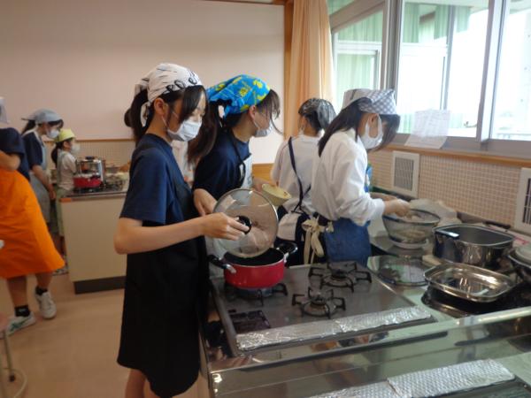 7年生調理実習⑤