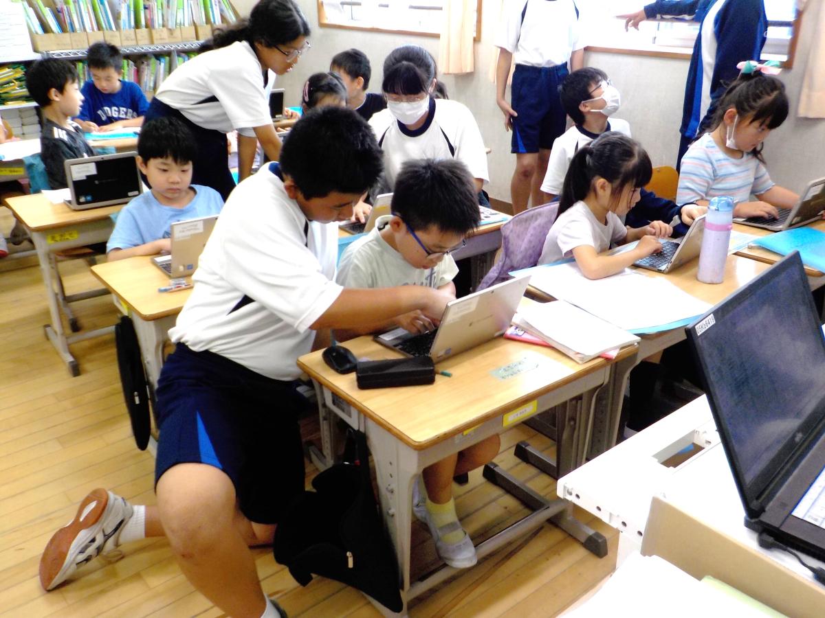 【2年生】7年生の学習サポート