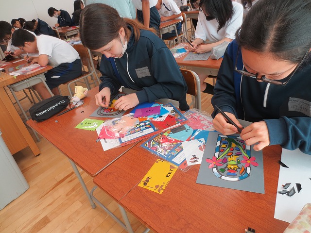 9月25日(木) あかりがつくる空間 8年生 美術