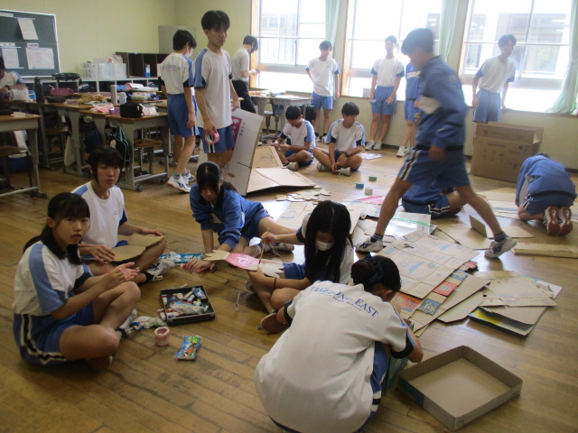 9月25日(木)9年生 創明祭準備