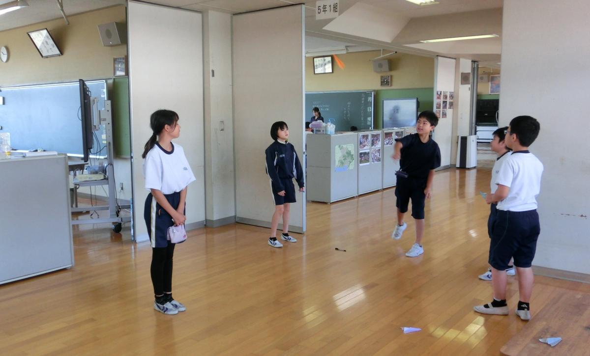 どこまで飛んでいくかな?