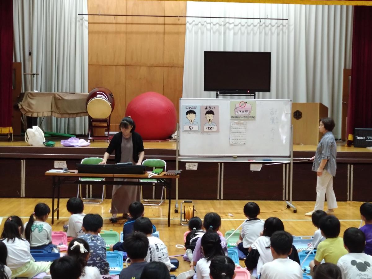 【1年生】鍵盤ハーモニカ講習会がありました!