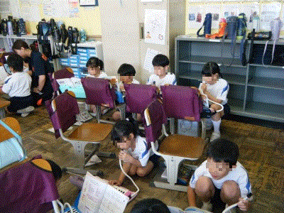 意欲的に学んでいます