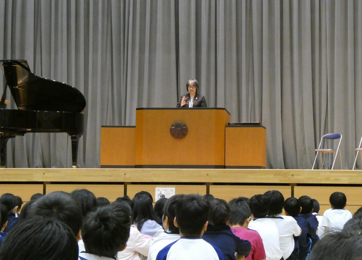 令和7年度第1学期終業式が行われました。