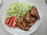 10/14 7学年家庭科「生姜焼き」