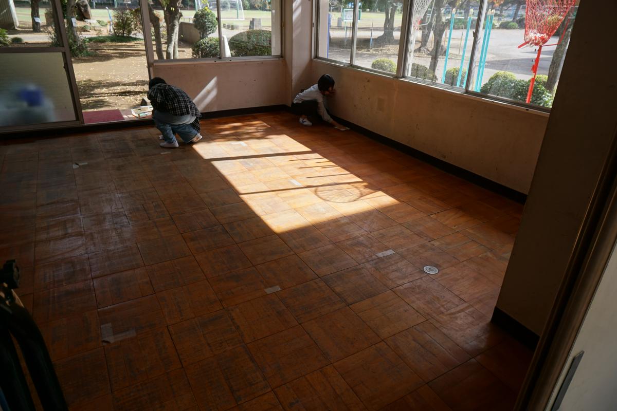 運動会の片づけを丁寧に行いました