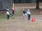 4年生体育 ティーボール
