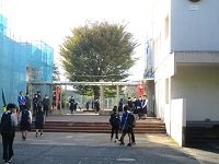 学園合同あいさつ運動 11月4日