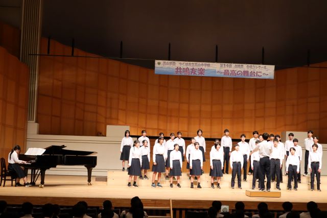 合唱コンクールが行われました!