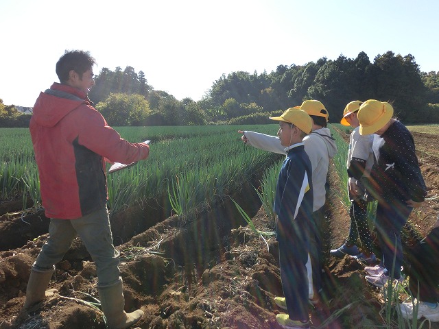 3年生、農家の仕事を見学してきました