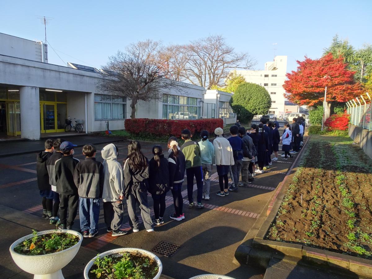 桜並木学園合同さわやかマナーアップ運動が行われました