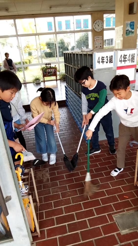 1202 清掃の一コマ