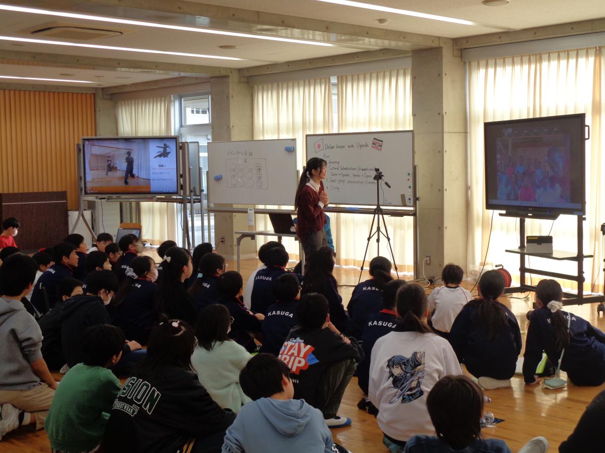 ウガンダ共和国との交流を行いました