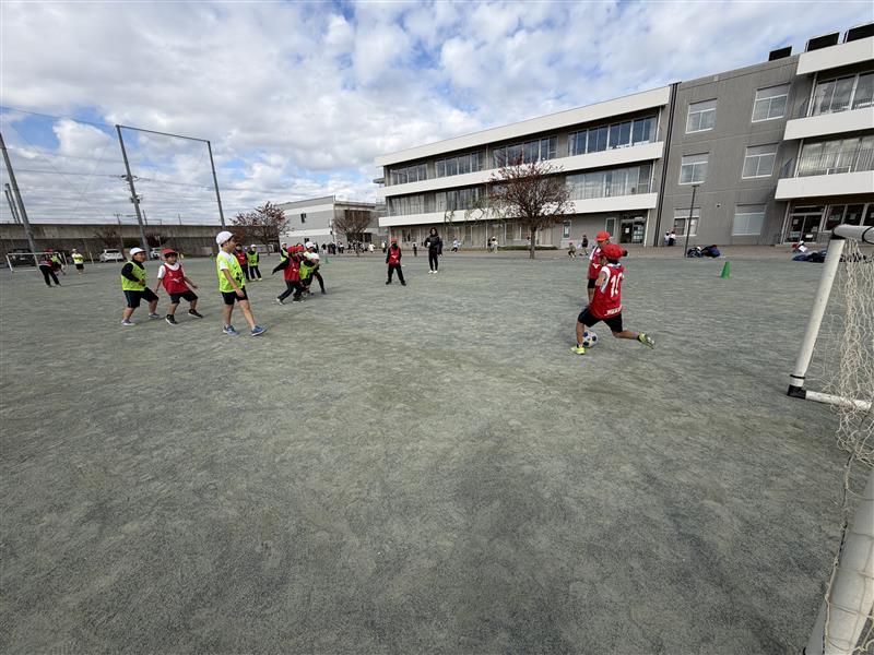 【3年生】つくばFCによるサッカー特別授業