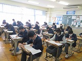 12/9 9学年「定期考査」