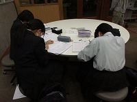 9年生の谷塾の様子