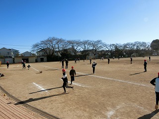 6年生体育の授業