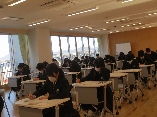 12月10日(水) 期末テスト(技能教科) 9年生