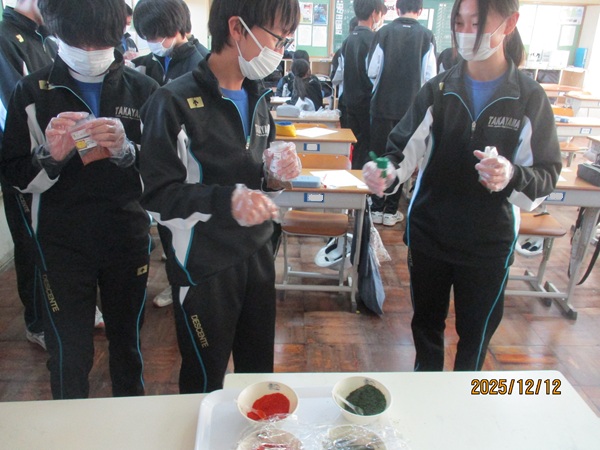 8年生食育授業「地元の食材をいかして」