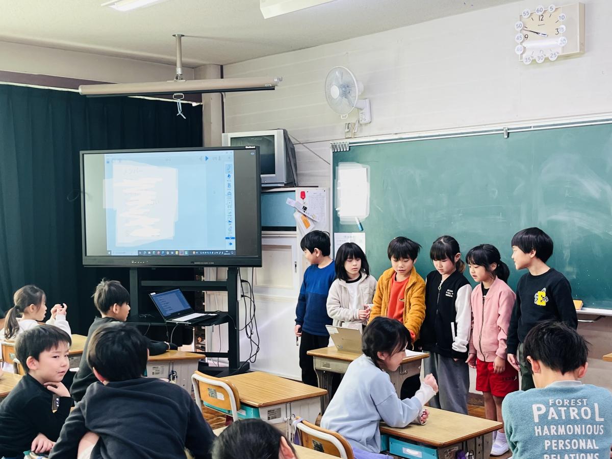 12月16日 町探検のクイズ大会