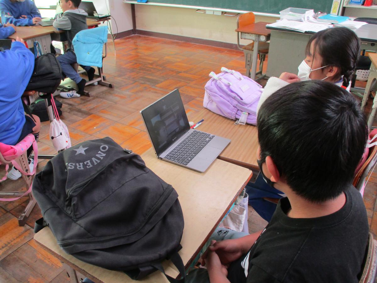 オンラインで交流しました!