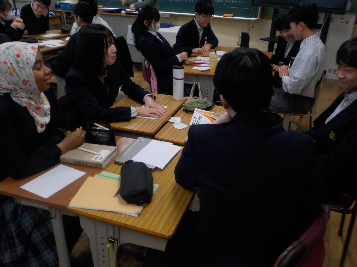 1月8日(木)グループエンカウンター