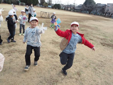 風車を作ったよ!