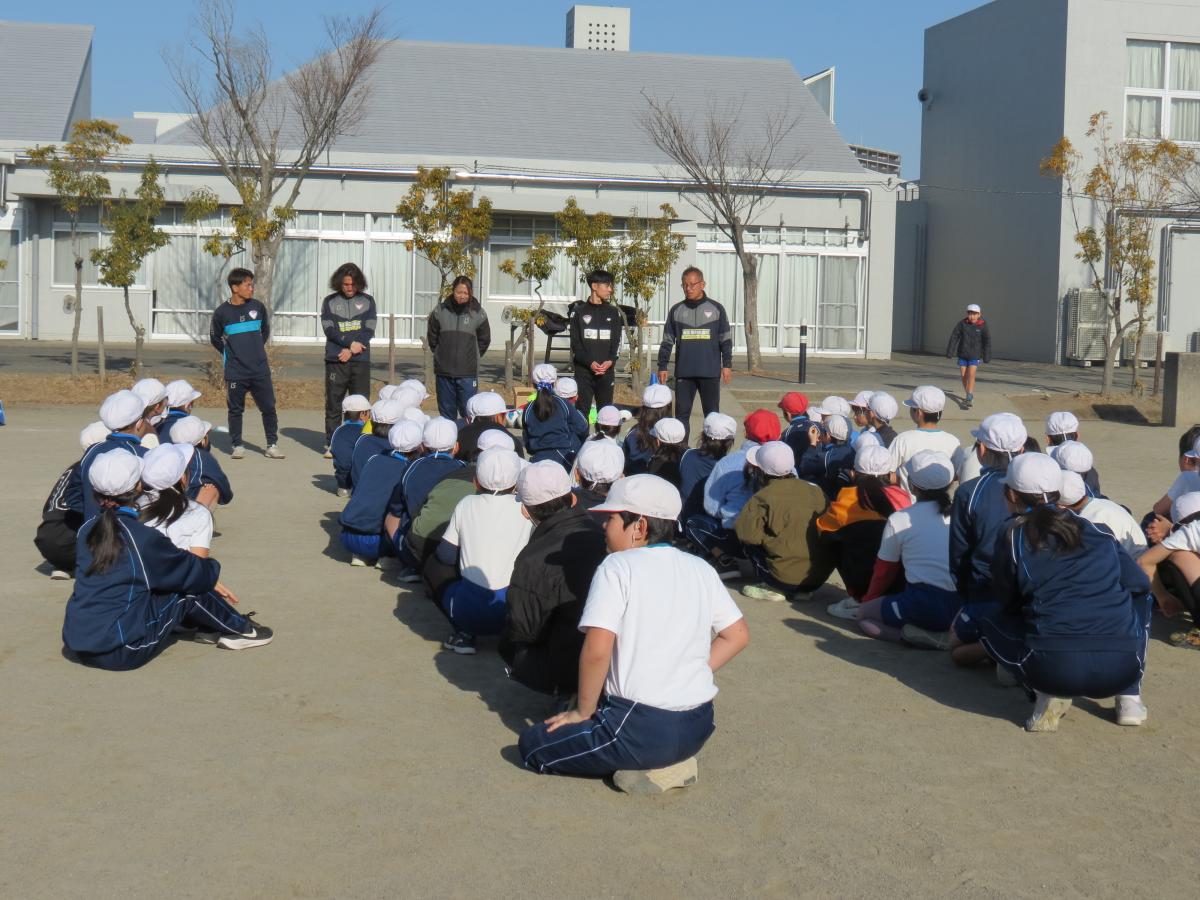 つくばFCさんによる出前授業