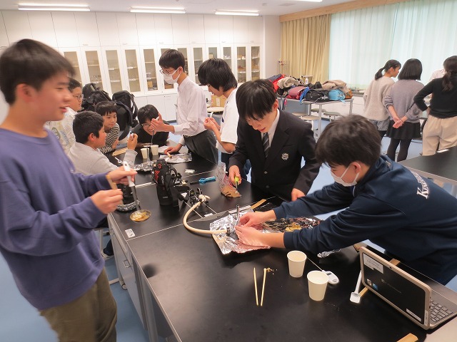 1月29日(木) 部活動体験の様子