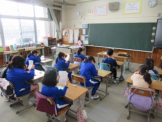 2年生生活科 保護者の方からのお手紙