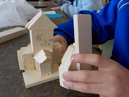 3年生 木材を合わせて