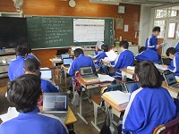 8年生 英語の授業 2月24日