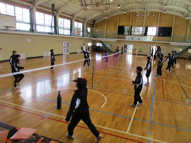 7年生体育の授業