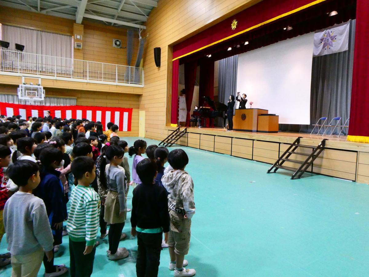 1年間のしめくくり 修了式を行いました。