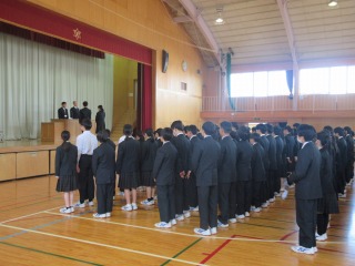 令和7年度 修了式