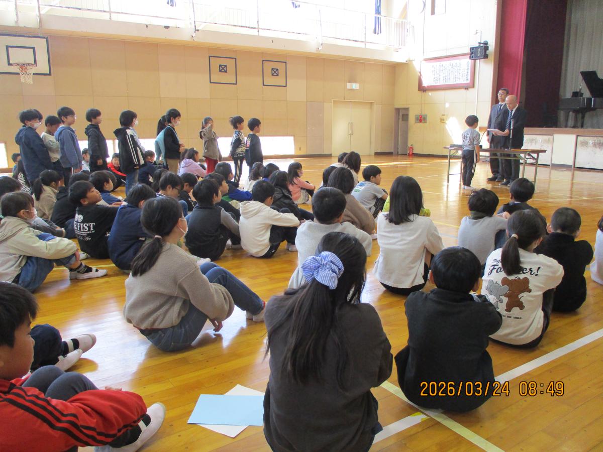 修了式 無事に終わりました。