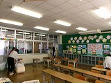 1年生教室の準備進んでます!!