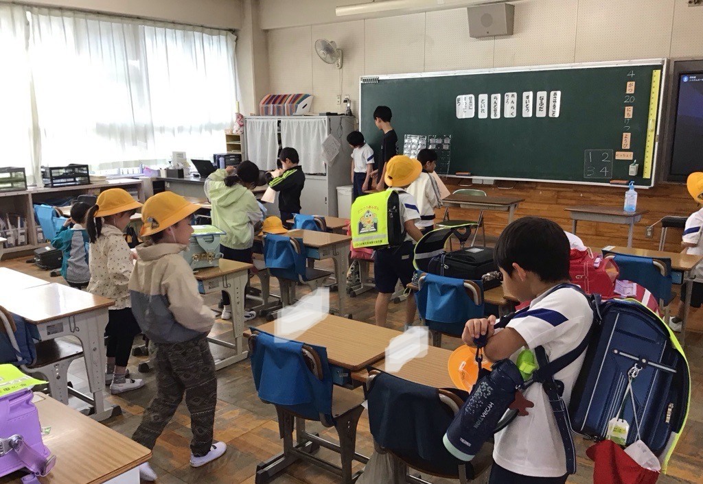 【1年生】朝の様子