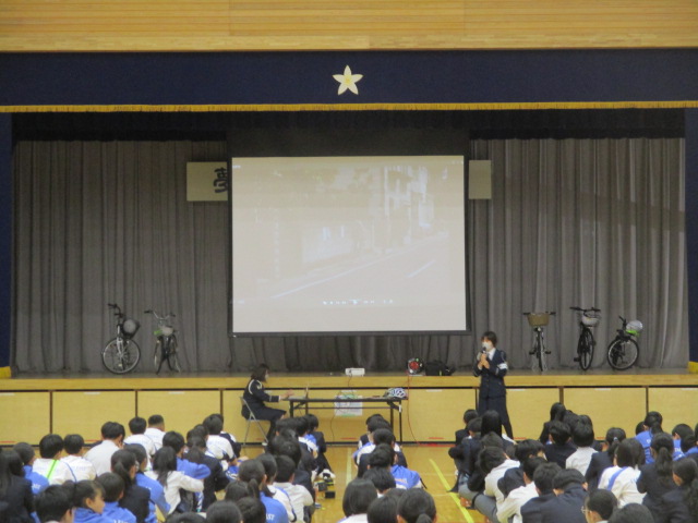 4月21日(火)7年生 交通安全教室