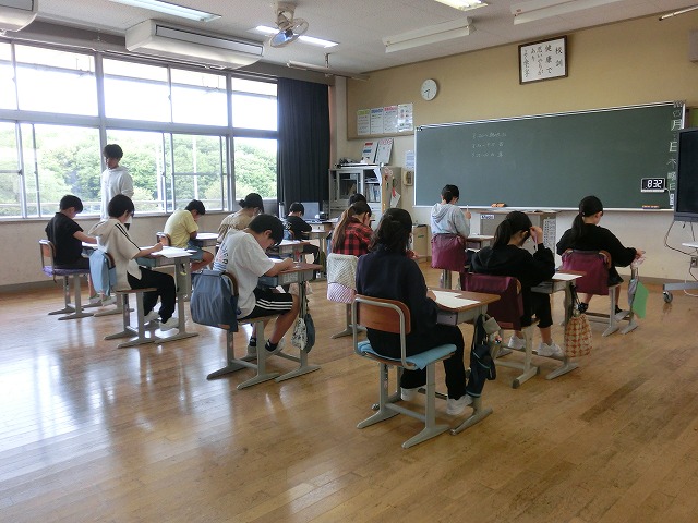 6年生、全国学力・学習状況調査に挑む!