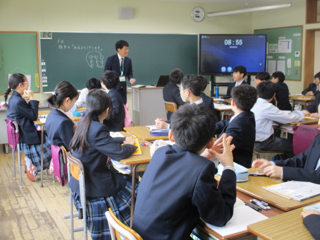 4月24日(金)7年生 道徳