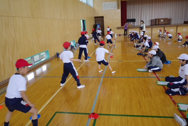 体力テスト実施中