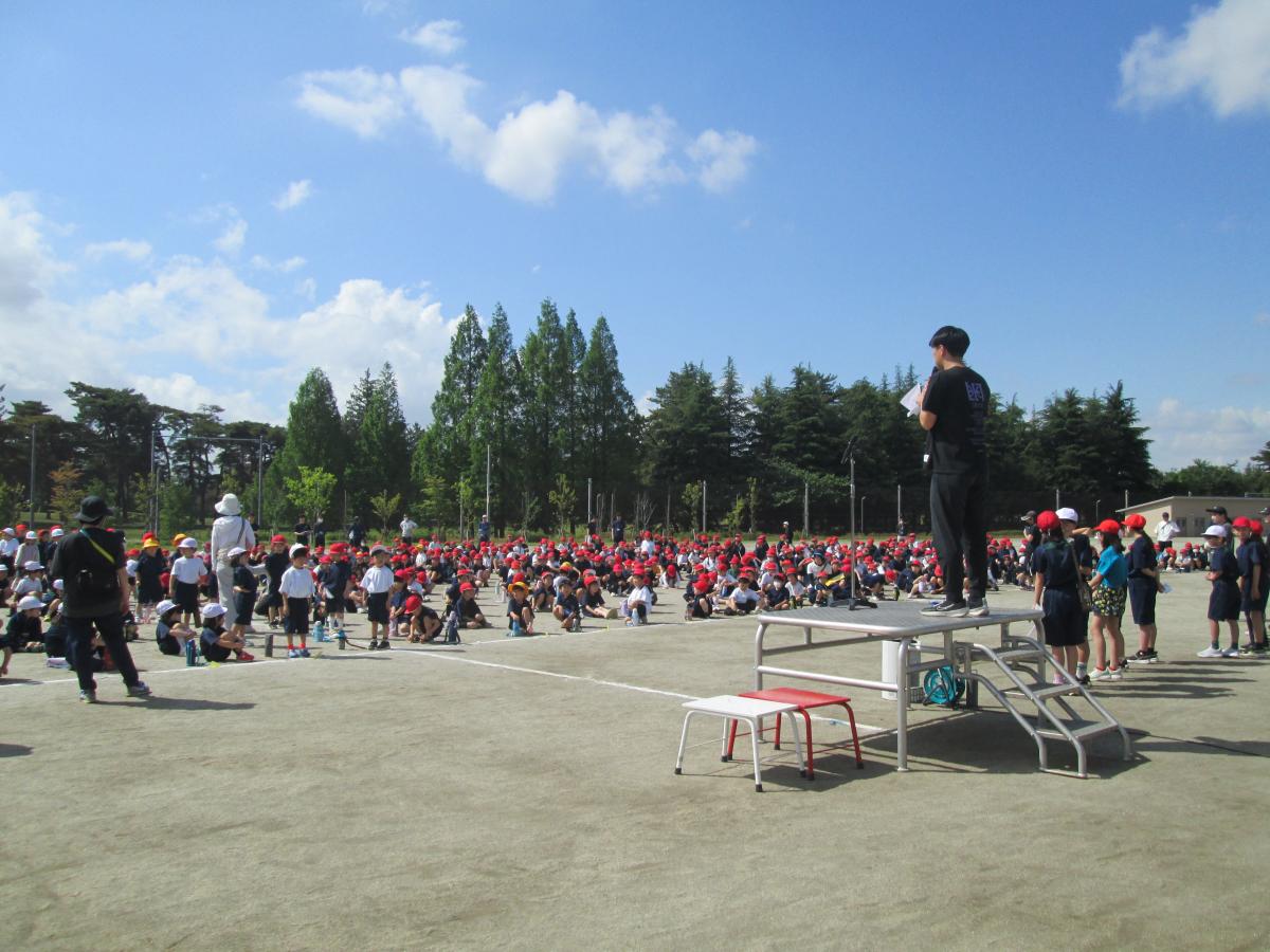 運動会 全体練習が行われました