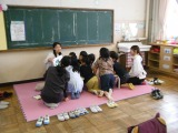 今年度初めての読み聞かせ