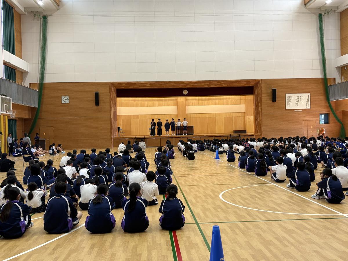 壮行会が行われました