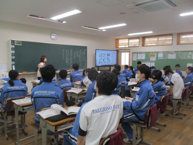 5月13日(水)8年生 道徳