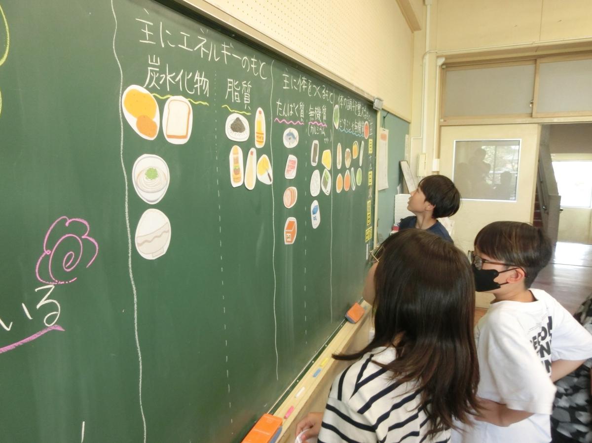 6年生 食品の栄養素の勉強をしています!